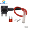 12V AddACircuit Fuse Tap Adapter Car Fuse Holder With 10A Blade Fuse Mini Micro Standard 5