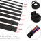 Black PET Braided Cable Sleeve FlameRetardant Wire Protection Tubing 1100M 1