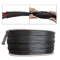 Black PET Braided Cable Sleeve FlameRetardant Wire Protection Tubing 1100M 0