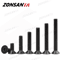 ZONSANTA Countersunk Hex Socket Screws DIN7991 Black Carbon Steel Flat Head Bolts M2M6 2