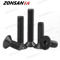 ZONSANTA Countersunk Hex Socket Screws DIN7991 Black Carbon Steel Flat Head Bolts M2M6 3