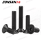 ZONSANTA Countersunk Hex Socket Screws DIN7991 Black Carbon Steel Flat Head Bolts M2M6 3