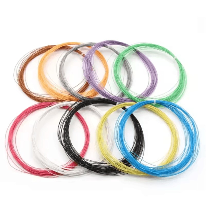 UL1423 PTFE SilverPlated Copper Wire HighTemperature Micro Electronic Cable 2438 AWG 12