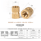 Brass Knurled Thread Insert Nuts Injection Molding Inserts M1M10 5100pcs 2