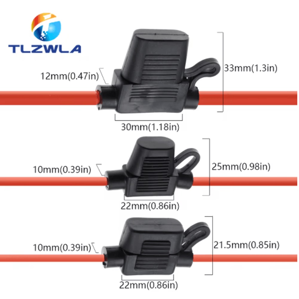Waterproof 32V Automotive Fuse Holder With Standard Mini And Micro Blade Fuses 4