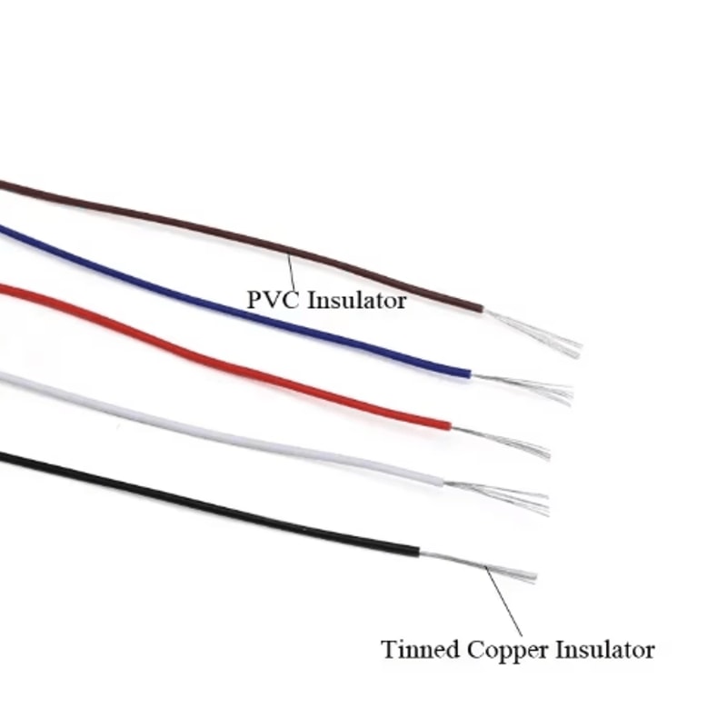 UL1571 PVC Insulated Tinned Copper Electronic Wire For LED And DIY Wiring 5