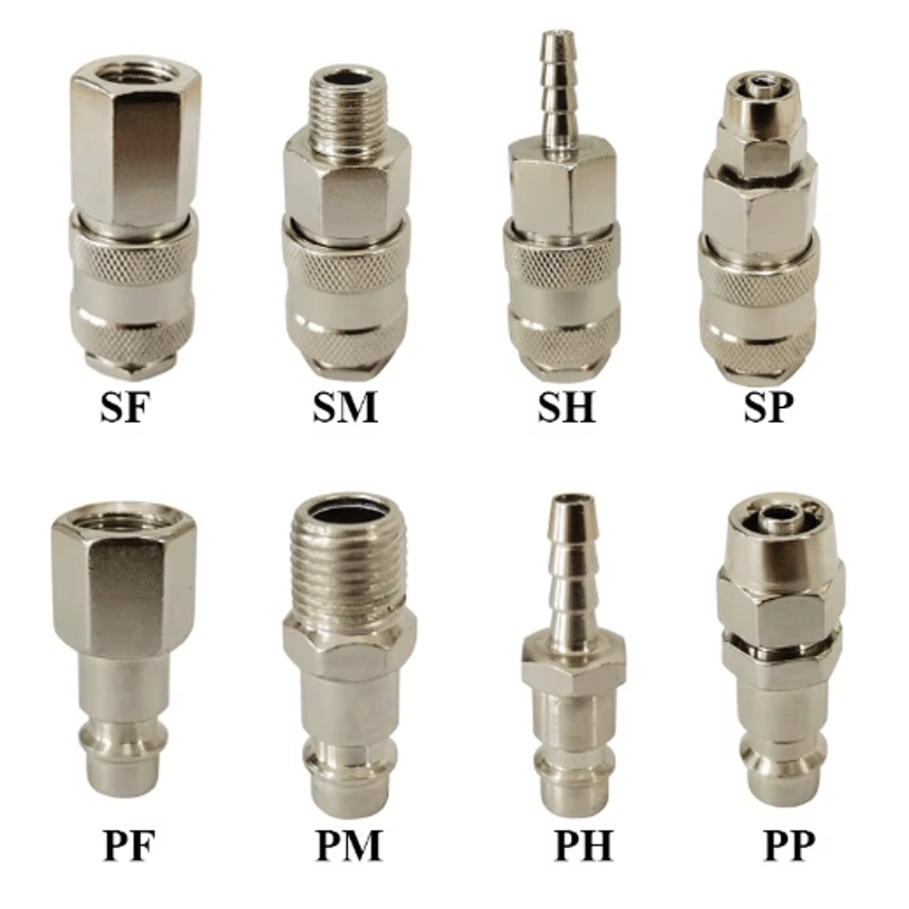 EU Standard Pneumatic Quick Connector For Air Hose And Compressor Fittings 9