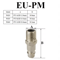 EU Standard Pneumatic Quick Connector For Air Hose And Compressor Fittings 5