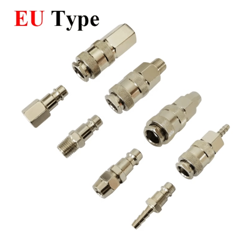 EU Standard Pneumatic Quick Connector For Air Hose And Compressor Fittings 10