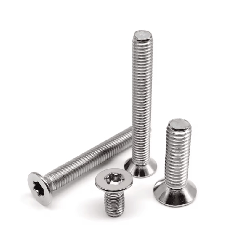 GB2673 Torx Flat Countersunk Screws A2 70 304 Stainless Steel M14 M8 4