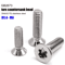 GB2673 Torx Flat Countersunk Screws A2 70 304 Stainless Steel M14 M8 5