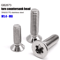 GB2673 Torx Flat Countersunk Screws A2 70 304 Stainless Steel M14 M8 5