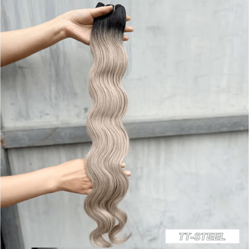 Magicae 30 Inch Ombre Body Wave Synthetic Hair Extension Bundle 200g 1