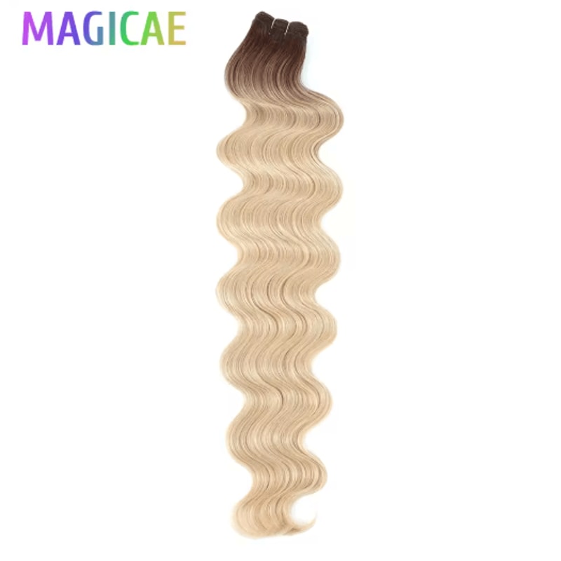 Magicae 30 Inch Ombre Body Wave Synthetic Hair Extension Bundle 200g 13