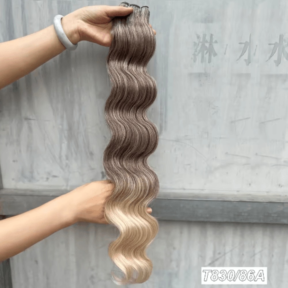 Magicae 30 Inch Ombre Body Wave Synthetic Hair Extension Bundle 200g 2