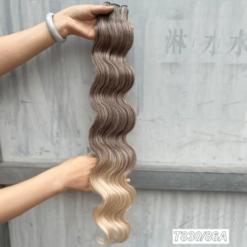 Magicae 30 Inch Ombre Body Wave Synthetic Hair Extension Bundle 200g 2