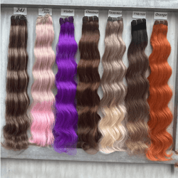 magicae 30 inch ombre body wave synthetic hair extension bundle 200g