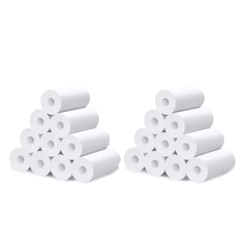 Kids Instant Camera Thermal Paper Refill Rolls BPAFree 57by25mm White NonAdhesive 16