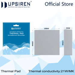 upsiren 21w high-conductivity thermal pad for gpu & cpu heatsink cooling
