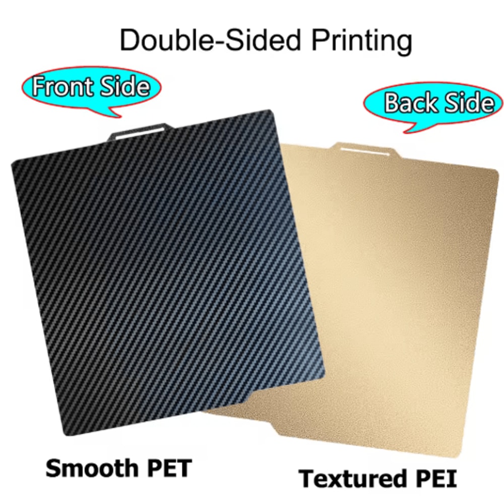 Smooth PEIPEOPET Build Plate For Bambu Lab X1C P1P P1S P2S A1 Series 12