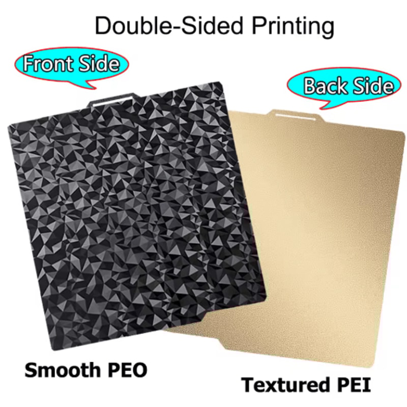 Smooth PEIPEOPET Build Plate For Bambu Lab X1C P1P P1S P2S A1 Series 13