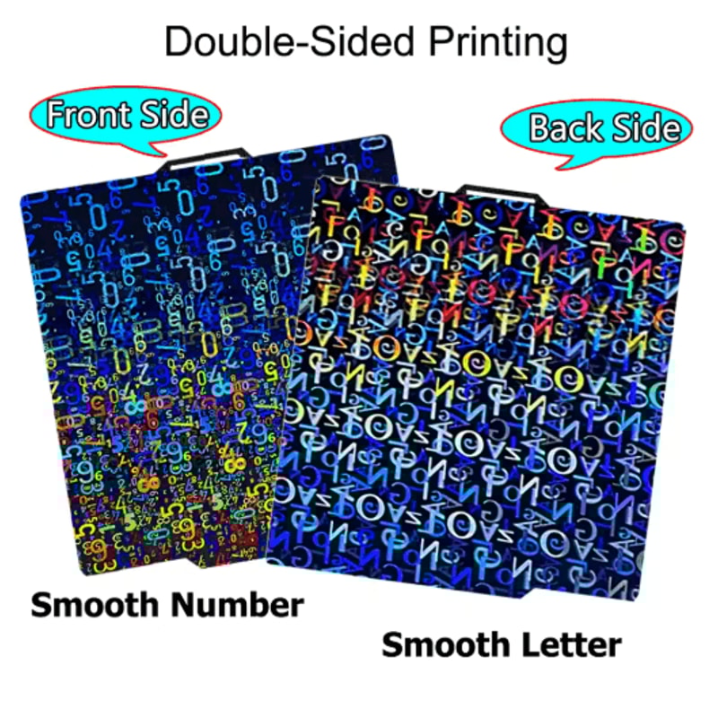 Smooth PEIPEOPET Build Plate For Bambu Lab X1C P1P P1S P2S A1 Series 4