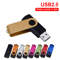 Rotatable USB 20 Flash Drive Waterproof Memory Stick 8GB128GB 0