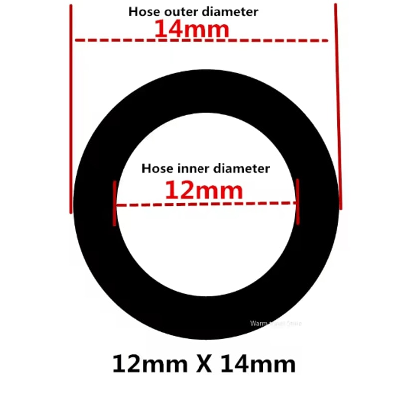 Transparent FoodGrade PVC Hose Pipe 412mm For Aquarium Pump General Use 3