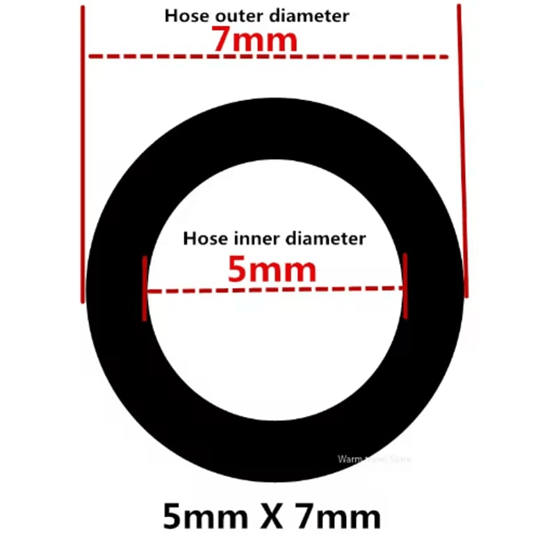 Transparent FoodGrade PVC Hose Pipe 412mm For Aquarium Pump General Use 8