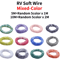 RV Flexible Copper Wire PVC Electrical Cable 300500V For Car Audio Power Wiring 10