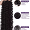 3034 Inch Deep Wave Virgin Human Hair Bundles Raw Unprocessed Double Weft 6