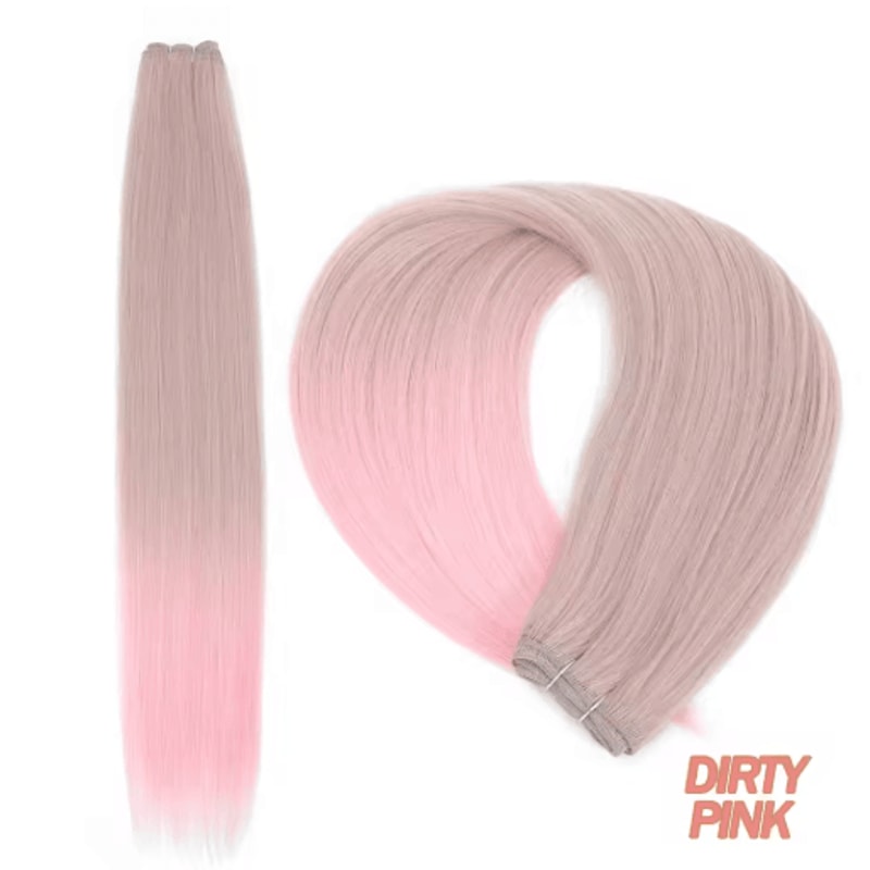 32Inch Ombre Straight Synthetic Hair Bundle 200g HighTemperature Fiber 27613 Brown Grey M618 10