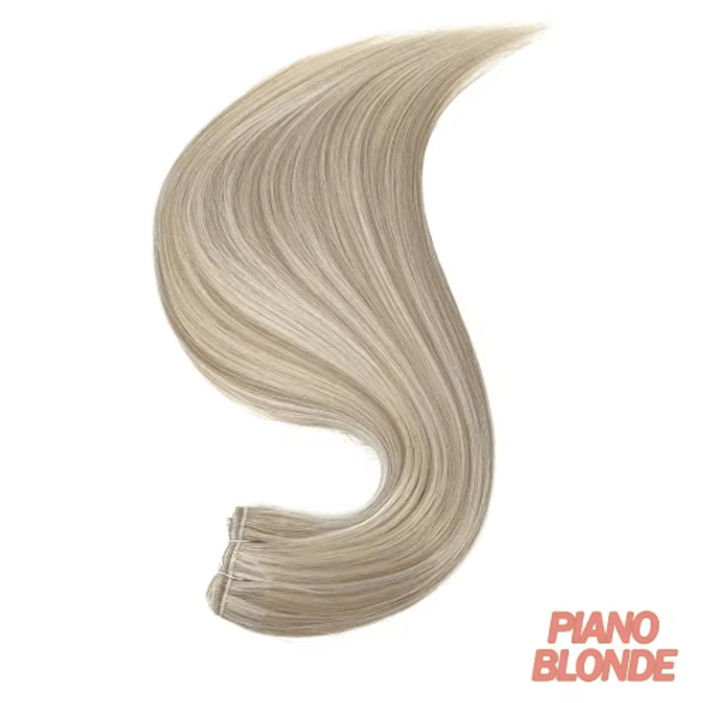 32Inch Ombre Straight Synthetic Hair Bundle 200g HighTemperature Fiber 27613 Brown Grey M618 12