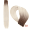 32Inch Ombre Straight Synthetic Hair Bundle 200g HighTemperature Fiber 27613 Brown Grey M618 15