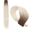 32Inch Ombre Straight Synthetic Hair Bundle 200g HighTemperature Fiber 27613 Brown Grey M618 15