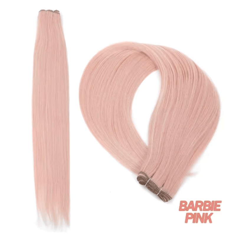 32Inch Ombre Straight Synthetic Hair Bundle 200g HighTemperature Fiber 27613 Brown Grey M618 24