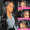 3040 Inch 360 Full Lace Body Wave Human Hair Wig With HD Lace Frontal Closure Options 2