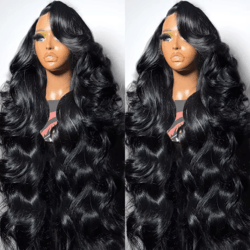 30–40 inch 360 full lace body wave human hair wig with hd lace frontal & closure options