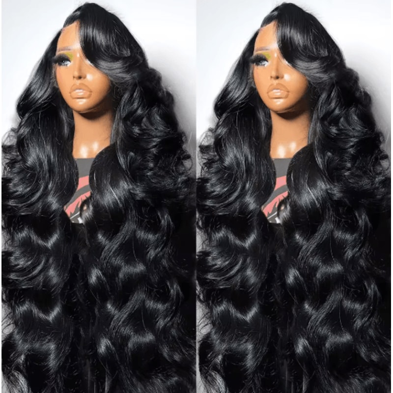 3040 Inch 360 Full Lace Body Wave Human Hair Wig With HD Lace Frontal Closure Options 0