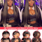 100 Human Hair Bone Straight 13x6 HD Lace Front Wig 5x5 Glueless 40 Inch 13x4 Lace Frontal Wigs Bla 3