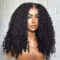 4C Kinky Curly Human Hair Wig With 13by6 HD Lace Frontal 4by4 Glueless Closure 5