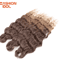 FASHION IDOL 24Inch Ombre Rainbow Water Wave Crochet Hair Synthetic Deep Wave Braiding Extensions 11