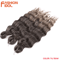 FASHION IDOL 24Inch Ombre Rainbow Water Wave Crochet Hair Synthetic Deep Wave Braiding Extensions 6