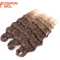 Anna Hair 24 Inch Loose Deep Wave Synthetic Crochet Braiding Hair Ombre Blonde Water Wave 15
