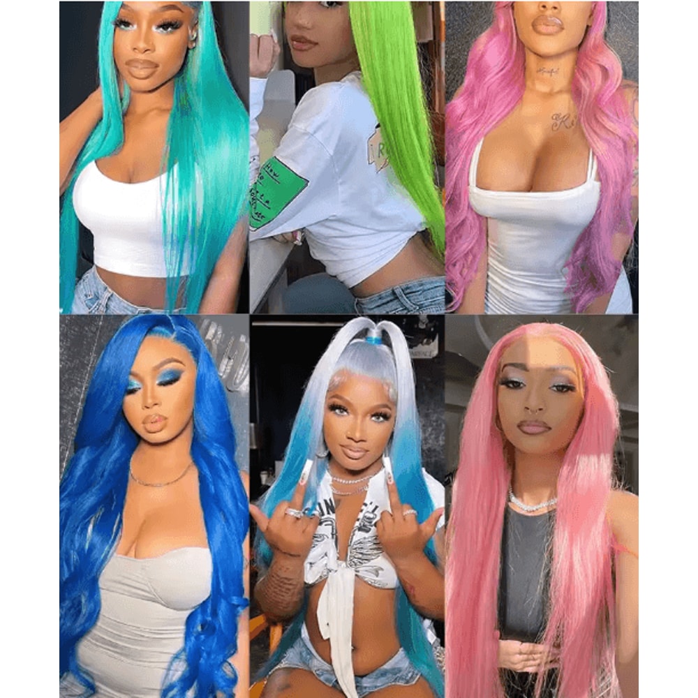 613 Honey Blonde Straight Human Hair Wig With HD Transparent Lace 13by4 13by6 360 2