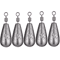 Water Drop Fishing Sinker Set 5pcs 35g 20g Carp Fishing Weights And Tackle Accessories 2