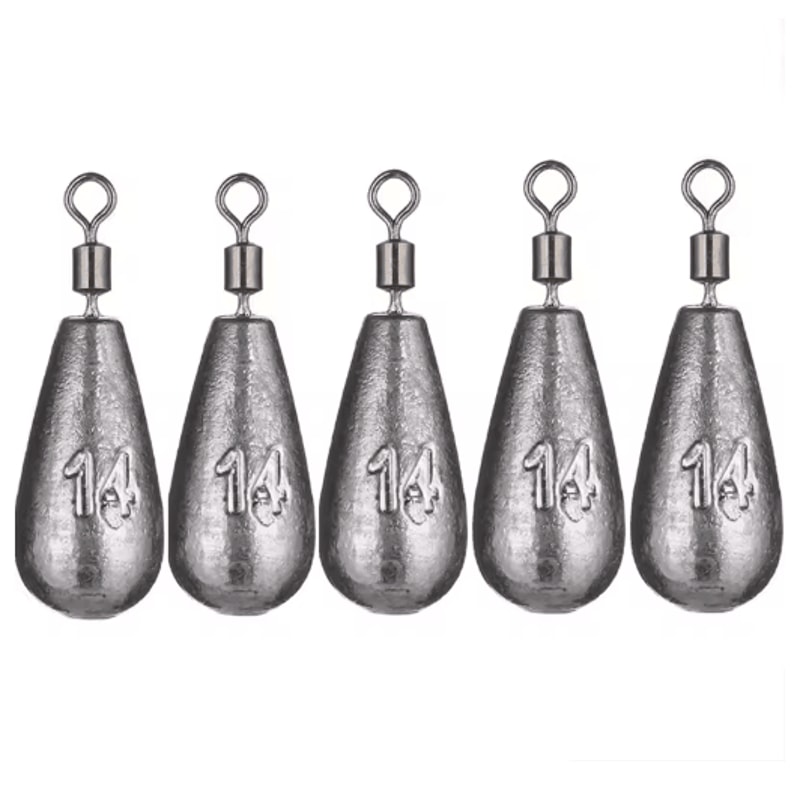 Water Drop Fishing Sinker Set 5pcs 35g 20g Carp Fishing Weights And Tackle Accessories 2
