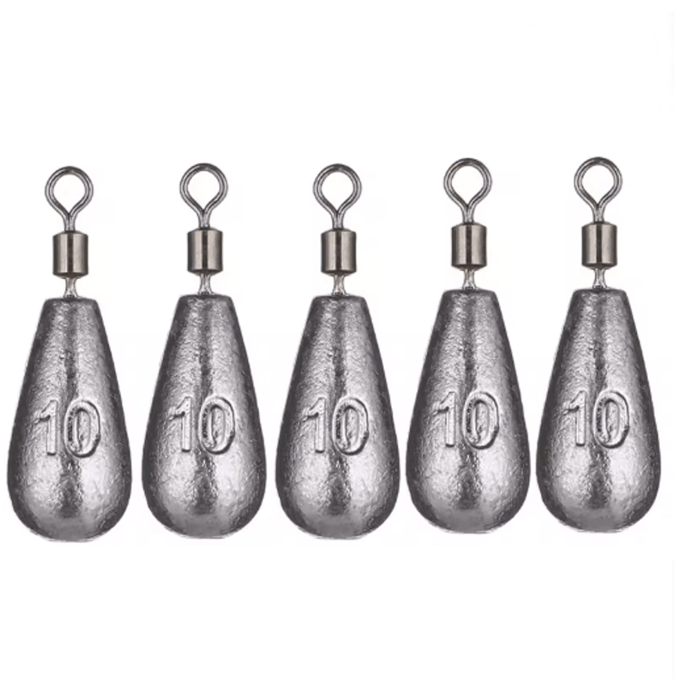 Water Drop Fishing Sinker Set 5pcs 35g 20g Carp Fishing Weights And Tackle Accessories 3