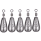 Water Drop Fishing Sinker Set 5pcs 35g 20g Carp Fishing Weights And Tackle Accessories 3