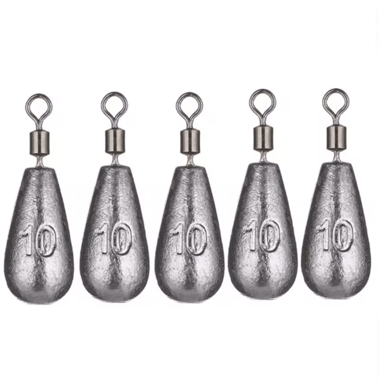 Water Drop Fishing Sinker Set 5pcs 35g 20g Carp Fishing Weights And Tackle Accessories 3